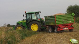 John Deere 5090R + Pronar T653/2