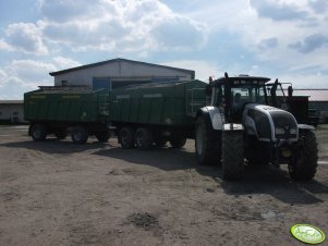 Valtra T172 Direct + Tandem i przeczepa Brantner