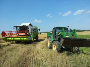 Claas Tucano 320 & JD 6230 + Metaltech DB6000