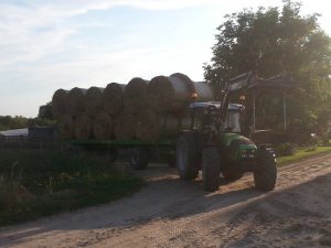 Deutz-Fahr Agrofarm 85 & Pronar T025