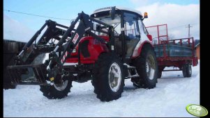 Farmtrac 685DT + Rozrzutnik obornika