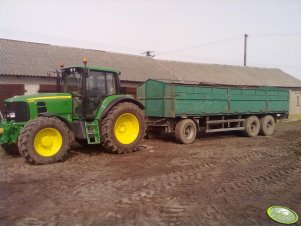 John Deere 6630 & Przyczepa 