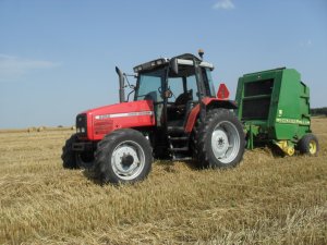 Massey Ferguson 6260 & John Deere 590