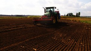 John Deere 7720 + Wał + Lemken Saphir 7