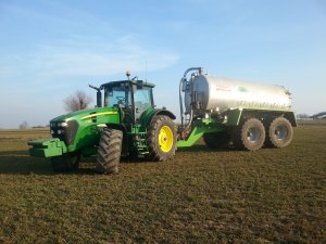 JD 7730 + Beczka 21000l