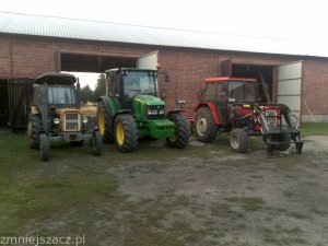 Ursus C-360 + Tur 3B Ursus C-330M i John Deere 5080M