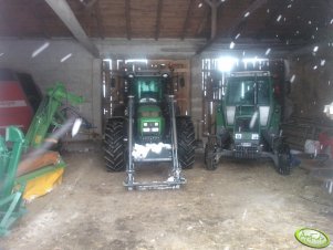 Deutz Fahr Agrofarm TTV 430 + Fendt 306 LS i reszta