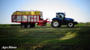 New Holland T6070 + Pottinger
