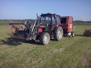 MTZ Belarus 820.3 + Tur16 Hydramet + New Holland 5980