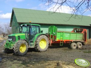 John Deere 6430 + Unia Tytan 8