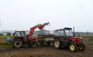 Zetor 7745 + iT1600 & Zetor 7211 + Rozrzutnik