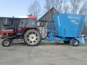 Zetor 7711 + Euromilk RINO FX1000