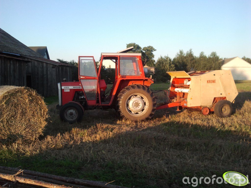 Massey Ferguson 265 + Krone 125