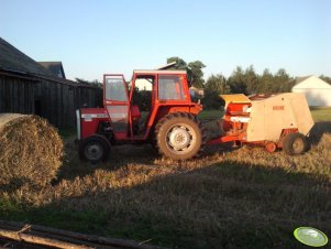 Massey Ferguson 265 + Krone 125