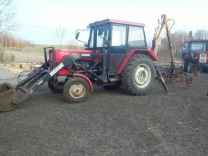 Ursus C-360 + ładowacz Agromet Czarna Białostocka