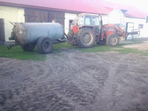 Massey Ferguson 1114 + beczkowóz 4000 tyś. litrów