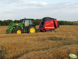 John Deere 5080r + Vicon RV 1901