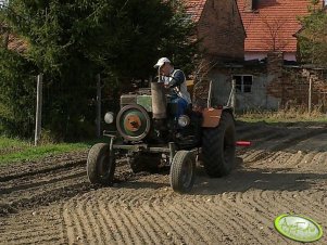 Ciągnik SAM + obsypnik