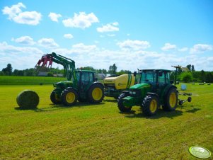 John Deere & Krone x2