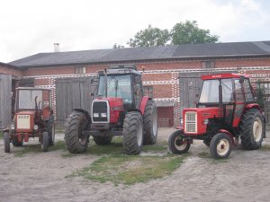 Massey Ferguson 6150 + Ursus C-360 + Władymirec T-25