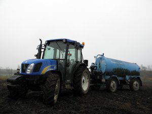 New Holland T4020 + Pomot Chojnia 3500