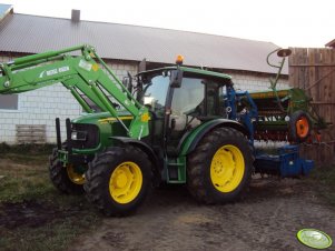 John Deere 5080R + Rabe + Amazone