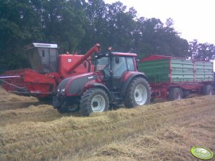 Valtra T130 + T119 + Bizon Z056