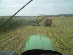 JD- sieczkrania i ciagnik