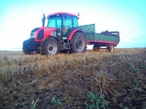 Zetor Proxima 100 Plus & rozrzutnik obornika