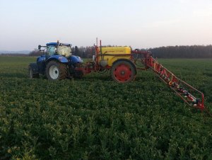 New Holland T7.185 & Pilmet Europa 3020 Plus