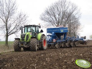 Claas Axion + Ultima 4m