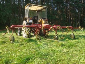 Ursus C-330 + Przetrząsarka Sip