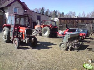 Massey Ferguson 255 i Zetor 8045 + Expom Jacek