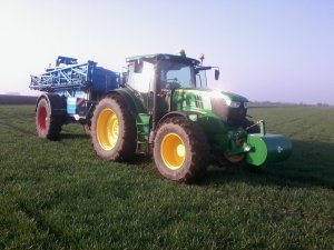 John Deere 6210r + lemken Albatros9