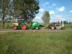 Claas Ares 577 ATZ & McHale F5500