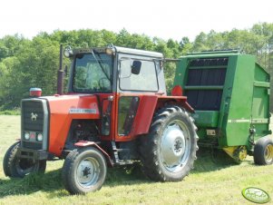 MF 590 & John Deere 550