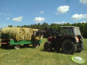 Zetor 6945 i Autosan D-50