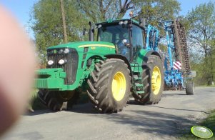 John Deere 8430 + wały