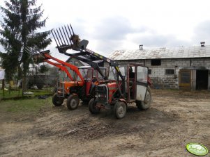 Massey Ferguson 255 & TUR 3 B oraz Ursus C-330 & TUR