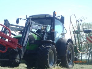 Deutz Fahr Agroplus 315 + Samasz