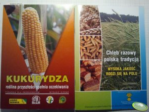 Książeczki o kukurydzy i chlebie razowym