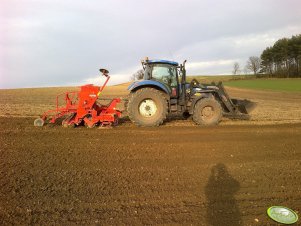 New Holland T6070PC + Kuhn