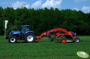 NH T6090 + Kuhn MERGE-MAXX 900