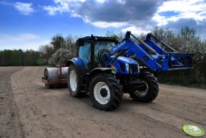 New Holland T6030 + Wał