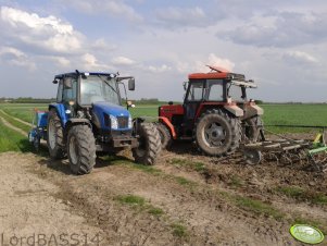 New Holland T5040 i Ursus 4514