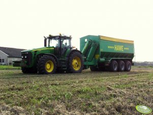 John Deere 8430 + Hawe