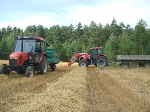 Zetor 6320+przyczepka Zetor Proxima Plus 90+ruska