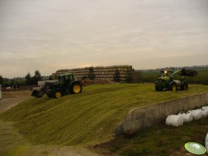 John Deere 6630 + Quicke 670 & John Deere 3200