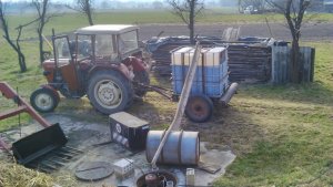 Ursus C-330-M & beczka