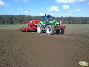 Deutz Fahr Agrotron M650 i VAderstad Spirit 400